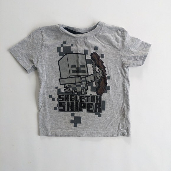 Minecraft Skeleton Sniper Short Sleeve Tee - Picture 1 of 2